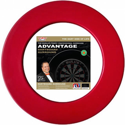 Mission Dartbord Surround Logo Rood – Dartshop Kattestaart